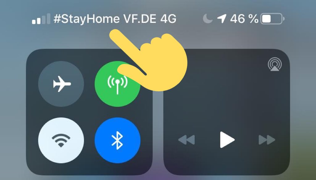 各国でiPhoneが「自宅待機」を呼びかけるように