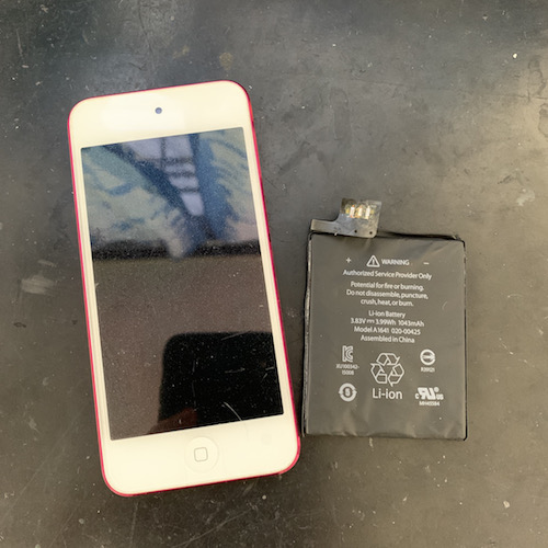 【iPodTouch】バッテリー交換しております！