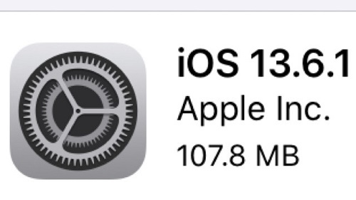 iOS 13.6.1がリリース。主な変更点は？