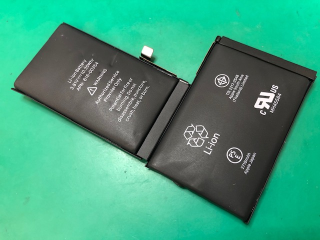 【逗子】 iPhone Xのバッテリー膨張