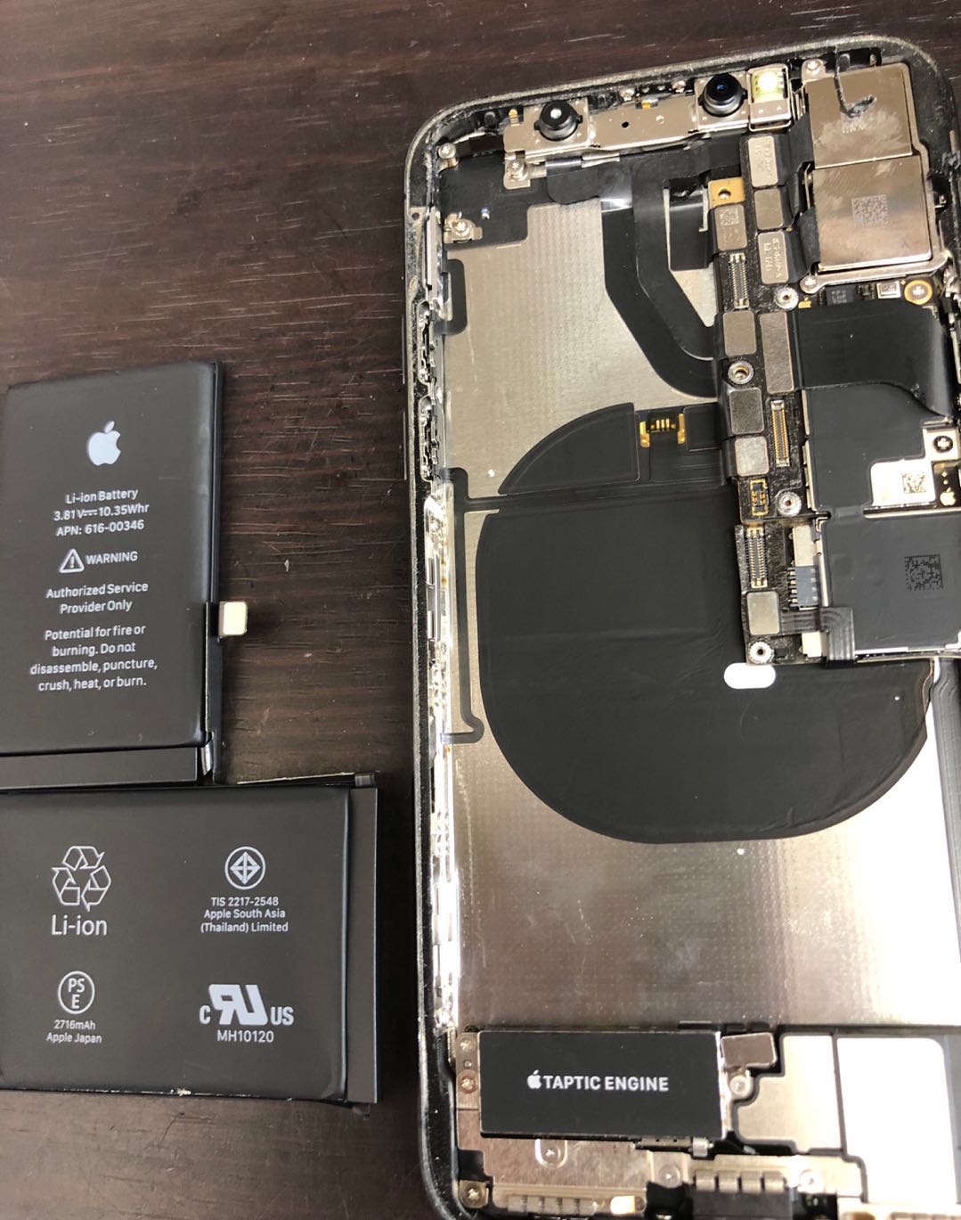 iPhoneⅩのバッテリー交換もお任せください！