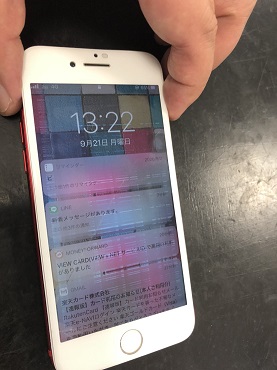iPhone７画面交換