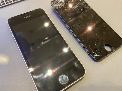 iPhoneSE　画面割れ修理