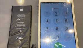 iPhoneSEのバッテリー交換