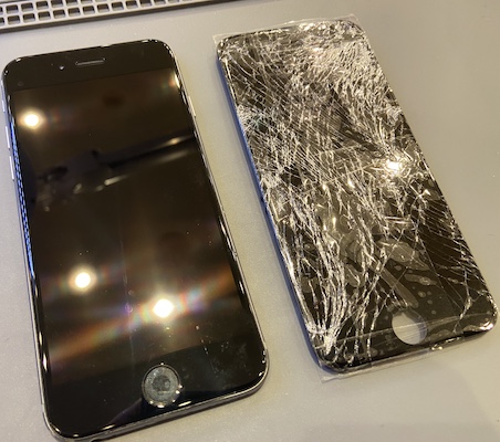 [iPhone6]画面が粉々でもご安心ください！