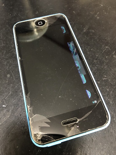 iPhone５Cの画面交換