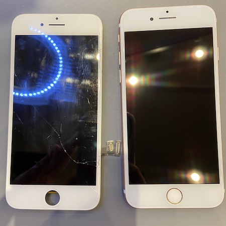 iPhone7 小さなヒビも故障の原因に！
