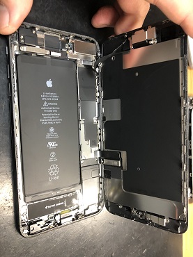 iPhoneXの画面とドック交換