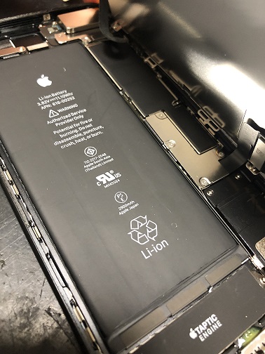 iPhone７ｐバッテリー交換