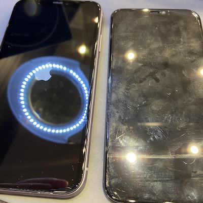 iPhone11の画面割れ修理