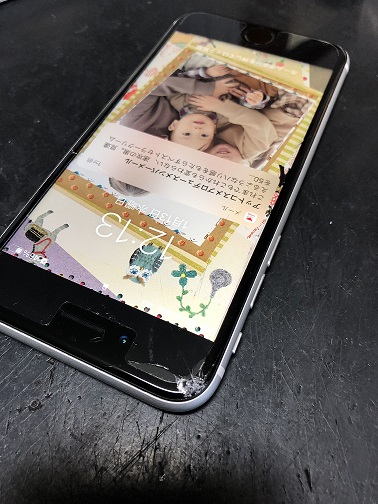 iPhone８画面修理の手順
