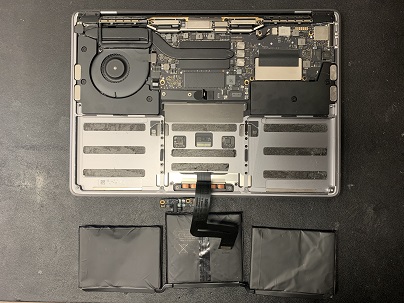 macbook pro 13" バッテリー交換