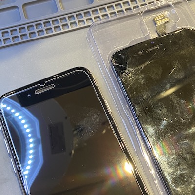 iPhone6 画面のヒビ 30分で直します！