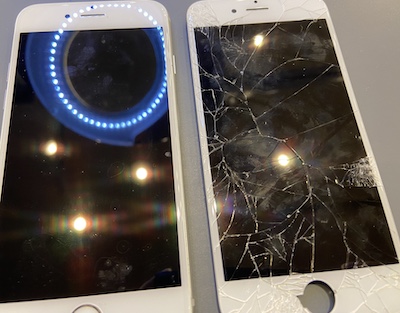 iPhone6S ヒビができたら早めに修理を!