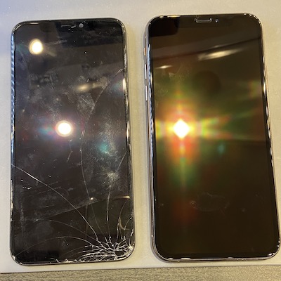 iPhoneXS ゴーストタッチを解決!