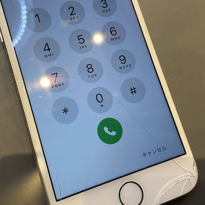 iPhone7 画面割れを30分で修理！