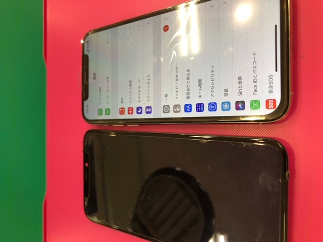 iPhoneの内部動作有りの表示不可事例