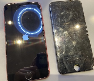 傷だらけ・割れてしまったiPhone修理いたします！