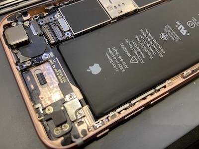 iPhone6S バッテリーすぐに交換できます！