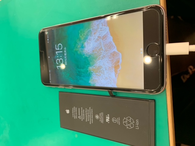 最寄り駅東武練馬　iPhone6SP バッテリー劣化
