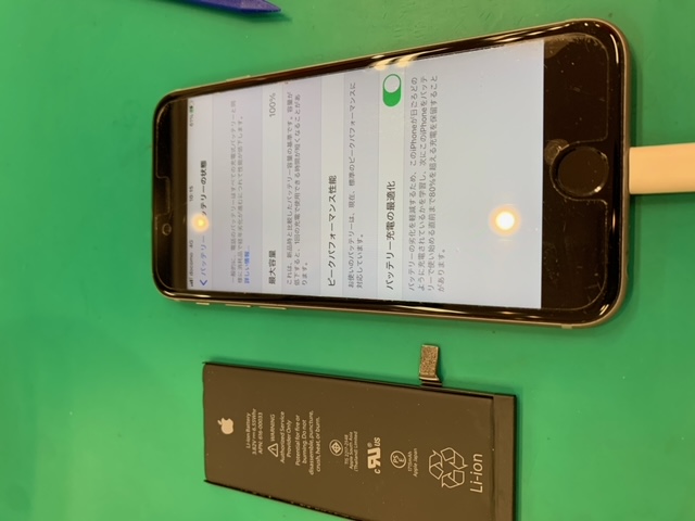 iPhone6s バッテリー交換　板橋区から　