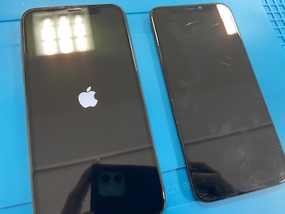 画面表示されなくなったiPhoneX