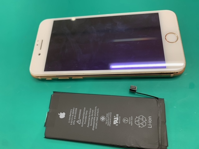 【板橋】　iPhone8 バッテリー劣化