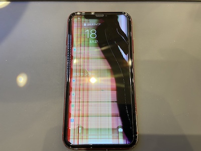 iPhoneXRの画面修理！