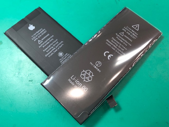 iPhone8のバッテリー交換（最大容量85％未満）