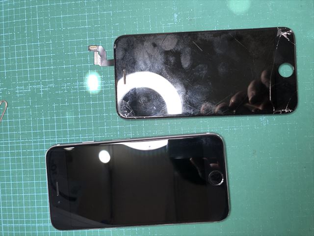 文京区千駄木よりお越しのiPhone6Sガラス割れ修理のお客様！！