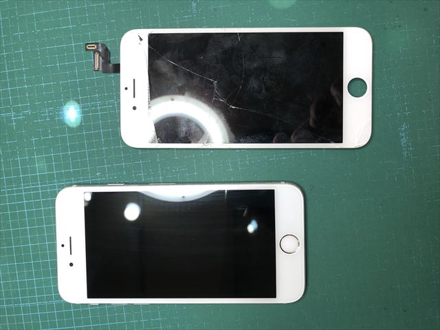 足立区日ノ出町よりお越しのiPhone6S液晶不良のお客様！！