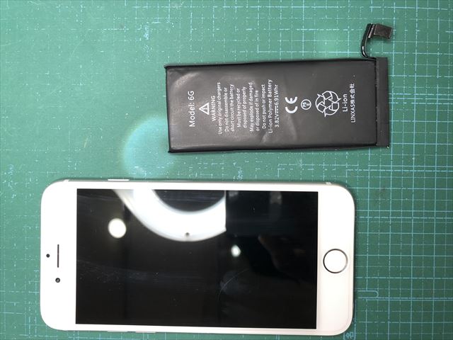 足立区日ノ出町よりお越しのiPhone6バッテリー交換のお客様！！