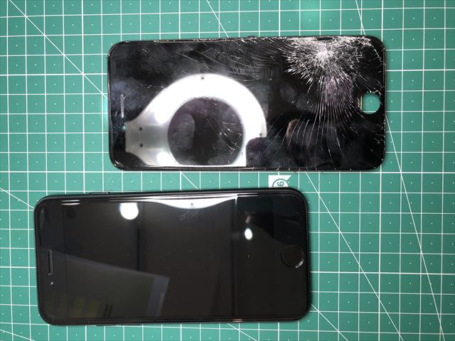 足立区日ノ出町よりお越しのiPhone7ガラス割れ修理のお客様！！