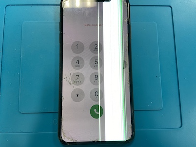 iPhoneX 画面液晶割れ修理
