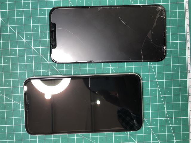 足立区よりお越しのiPhoneXRガラス割れ修理のお客様！！