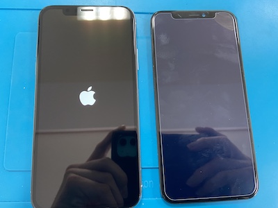 画面表示されなくなったiPhoneXS 【画面交換修理】