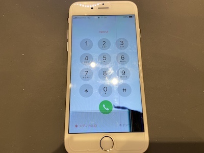 バッテリーが膨張して画面が故障したiPhone6 修理しました！