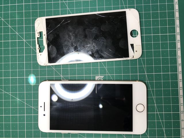 足立区足立よりお越しのiPhone8ガラス割れ修理のお客様！！