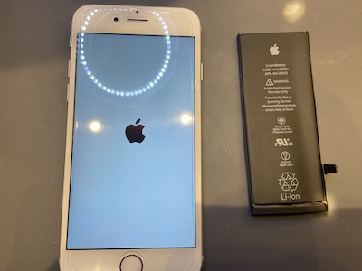 iPhone7の充電が直ぐになくなるとのご相談