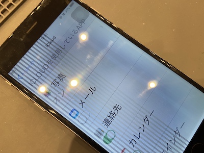 液晶に縦線が出るiPhone6Plus 修理しました！