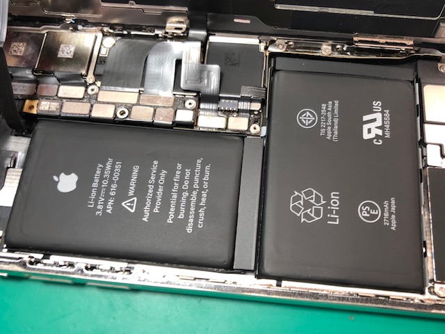 iPhone修理 イオン板橋店 Xバッテリー交換【東武練馬】