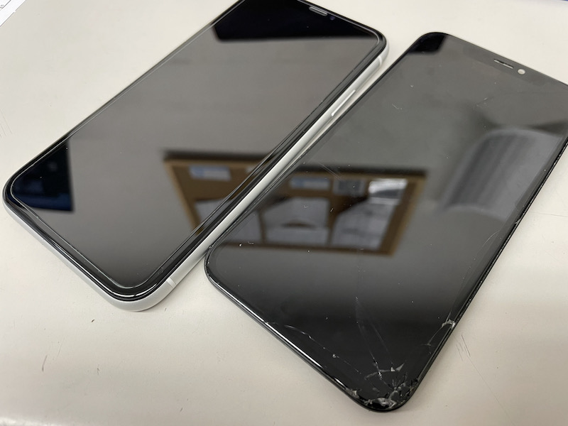 iPhone XRの画面交換修理いたしました！