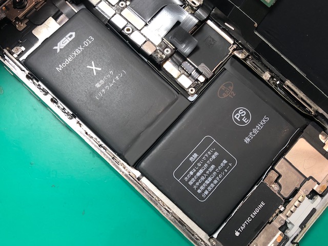 iPhoneXのバッテリー交換【高島平からお越しのお客様】