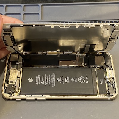 充電が一気に減る時は交換のサインiPhone7の電池交換事例