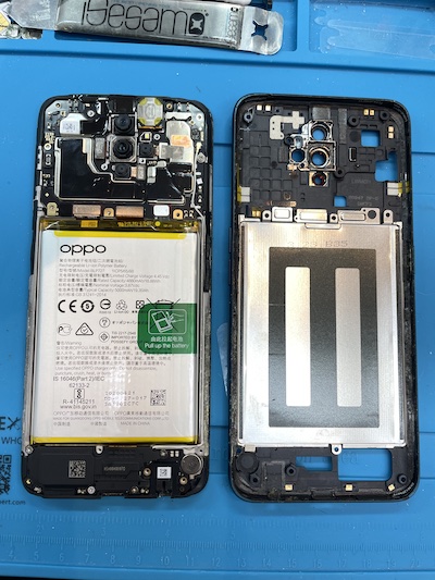OPPO A5 2020落下して液晶が映らない症状