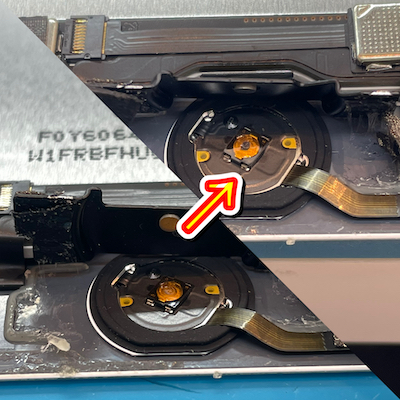 iPad mini4ホームボタン陥没して押しづらい・反応しづらい症状