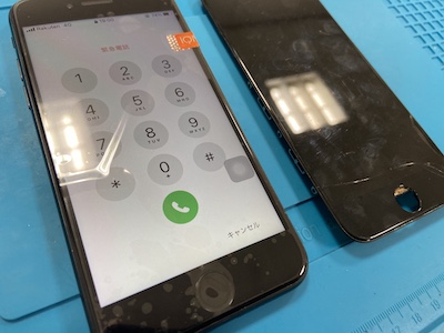 iPhoenSE2の画面割れ即日修理可能です！