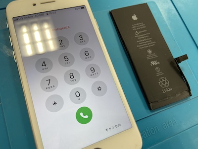 電源が入らなくなったiPhone7【バッテリー交換】