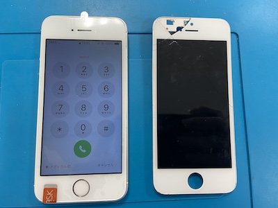 iPhoneSEの画面修理！