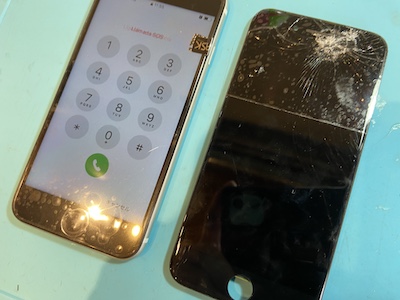 iPhoneSE2の画面割れ修理